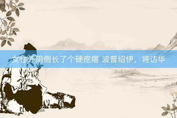 女性外阴侧长了个硬疙瘩 波普绍伊，将访华