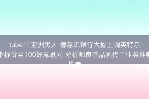 tube11亚洲黑人 德意识银行大幅上调英特尔指标价至100好意思元 分析师良善晶圆代工业务推崇